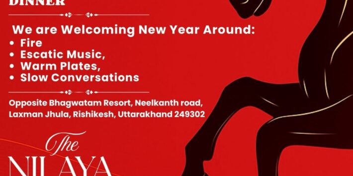 An intimate new year’s celebration dinner