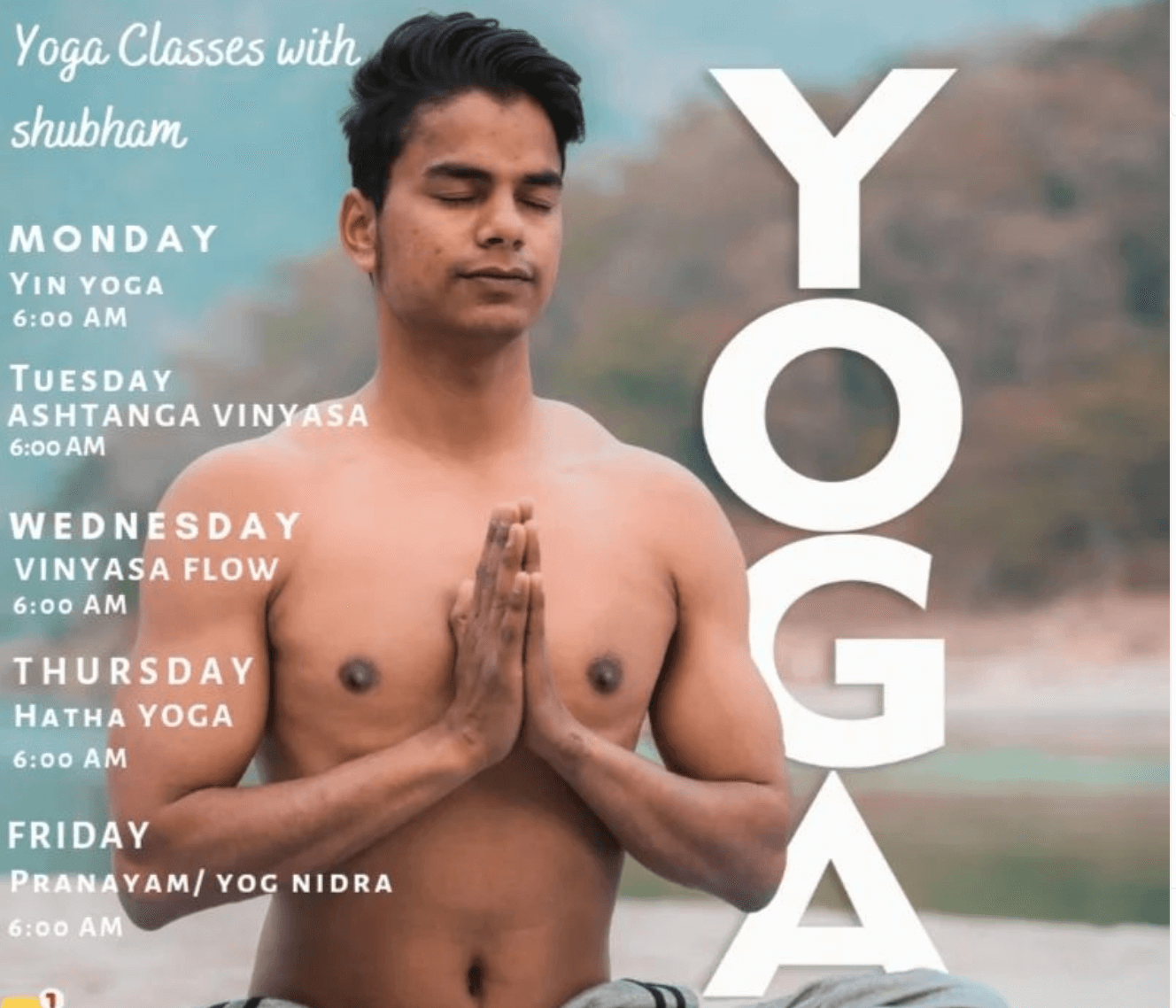 Online Yoga classes with Shubham