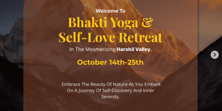 Bhakti Yoga & Self Love Retreat – Journey Into The Sacred Himalayas
